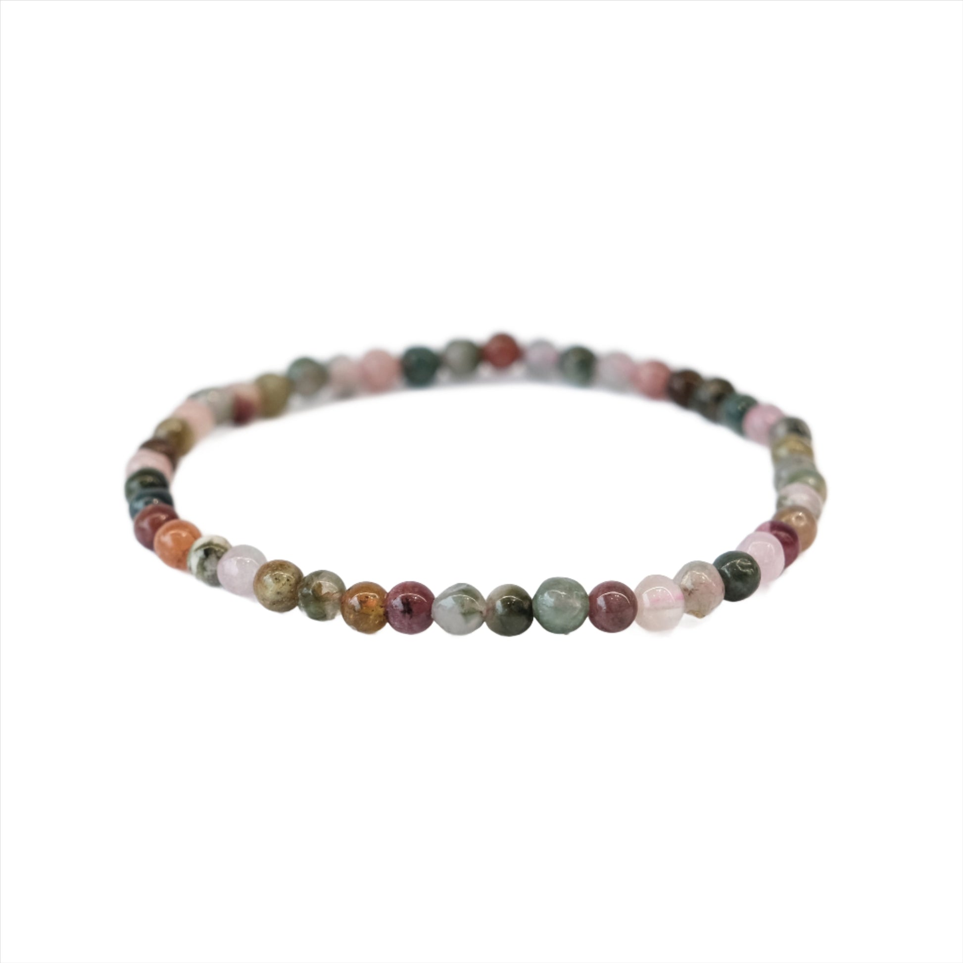 Watermelon Tourmaline Bracelet 4-6mm