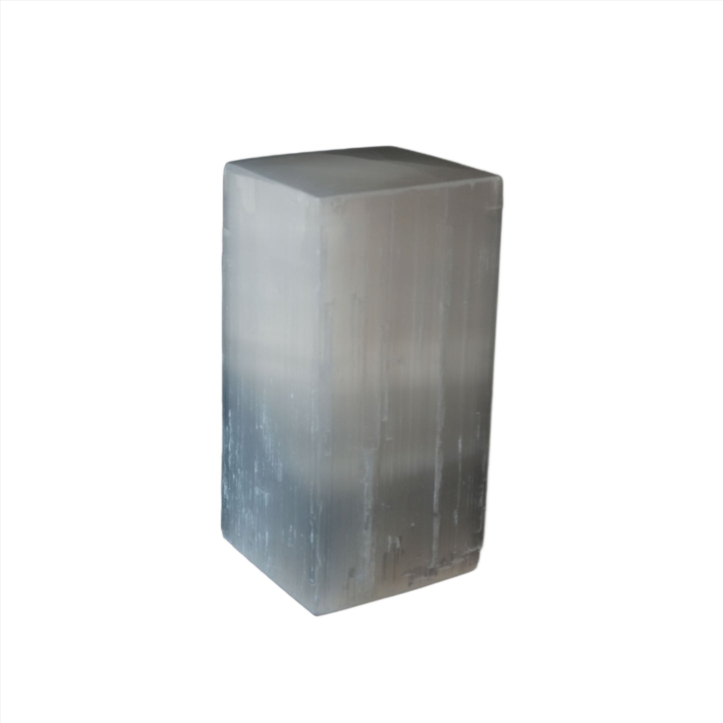 Selenite Square Lamp 15CM