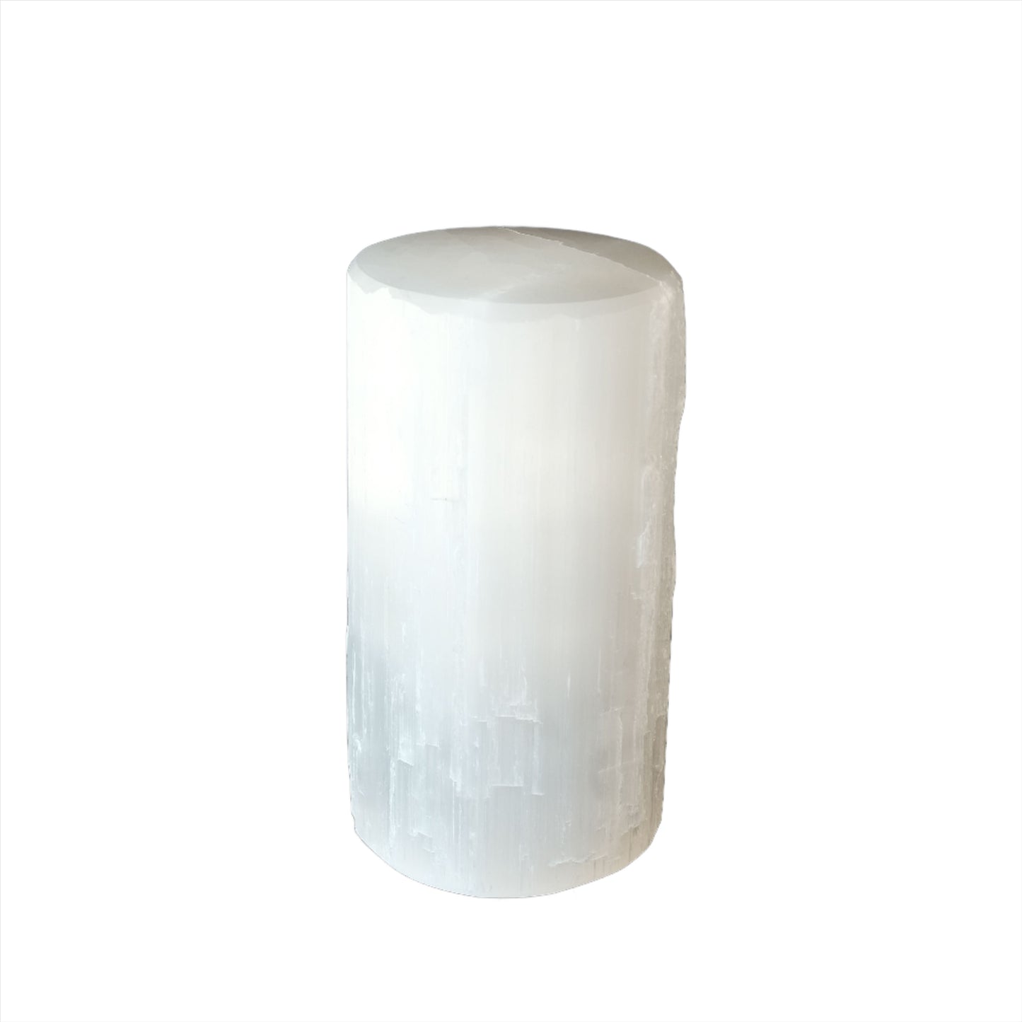 Selenite Round Lamp 15CM