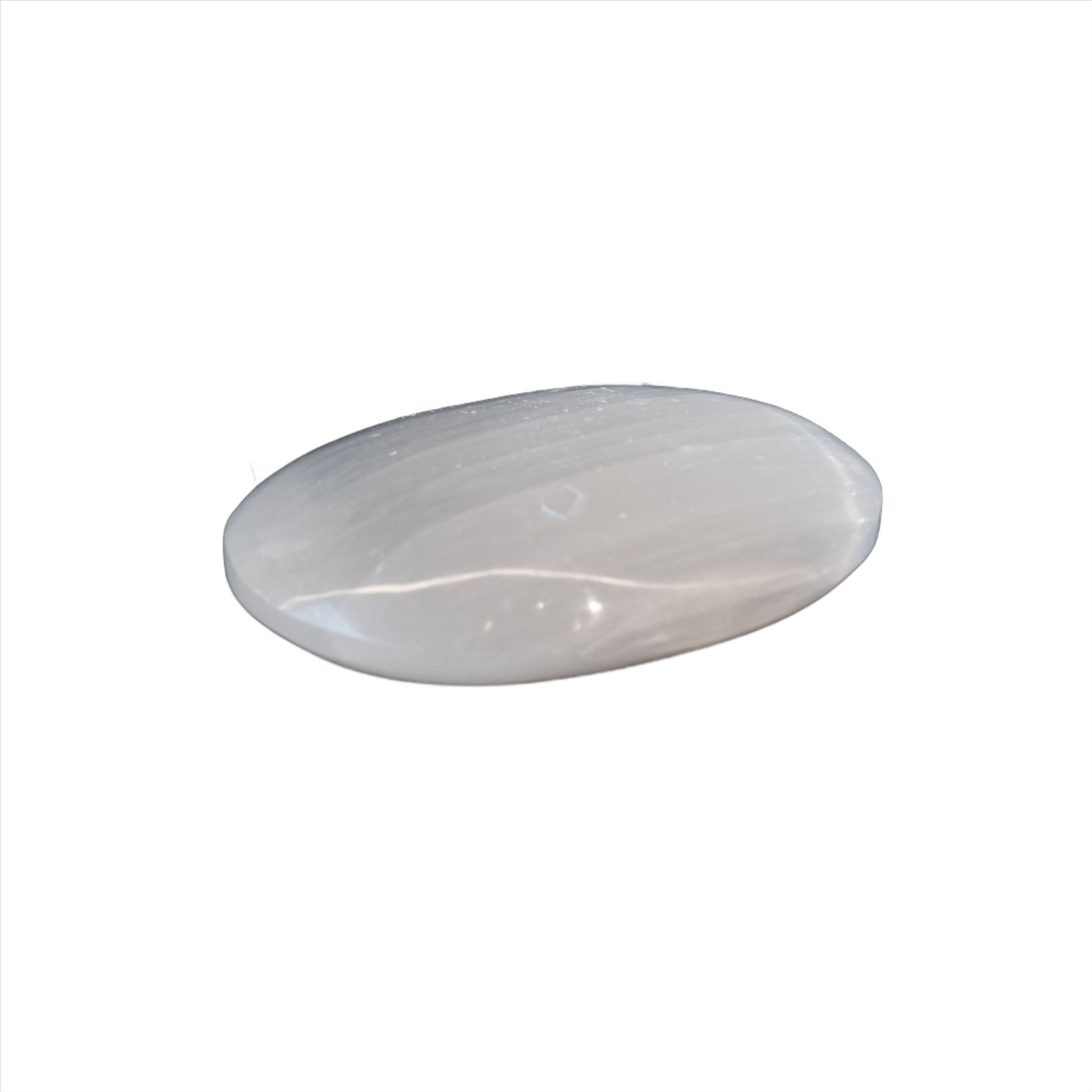 Selenite Palm Stone