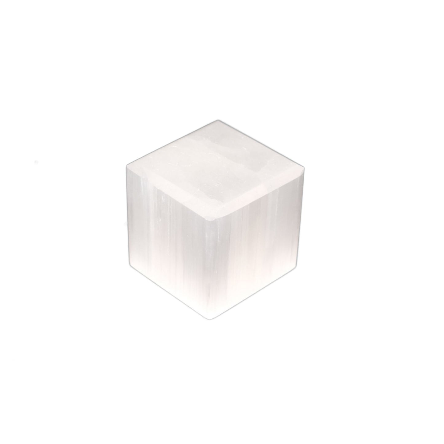 Selenite Polished Cube 2.5CM