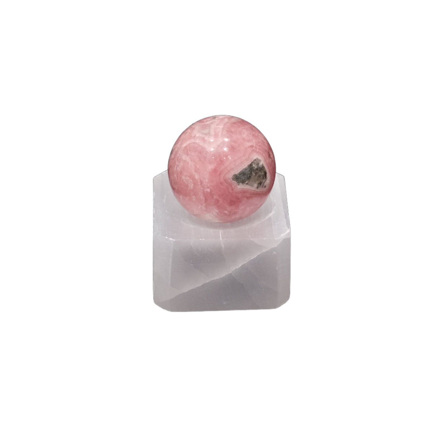 Selenite Sphere Stand 4CM