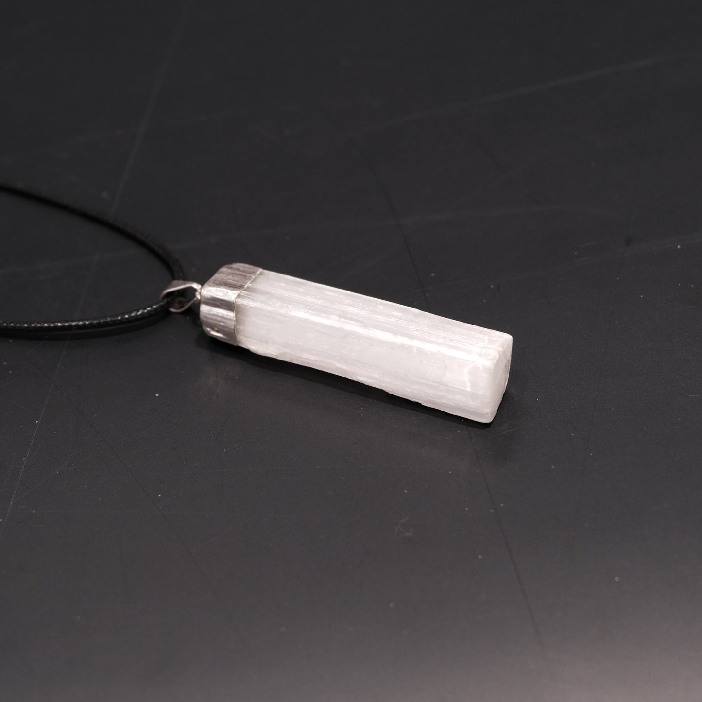 Selenite Pendant Necklace