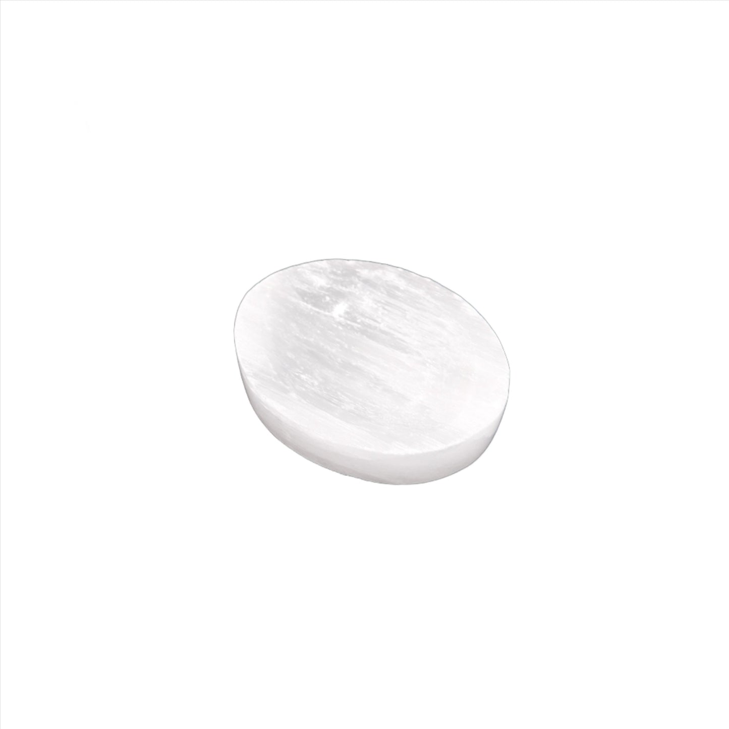 Selenite Worry Stone