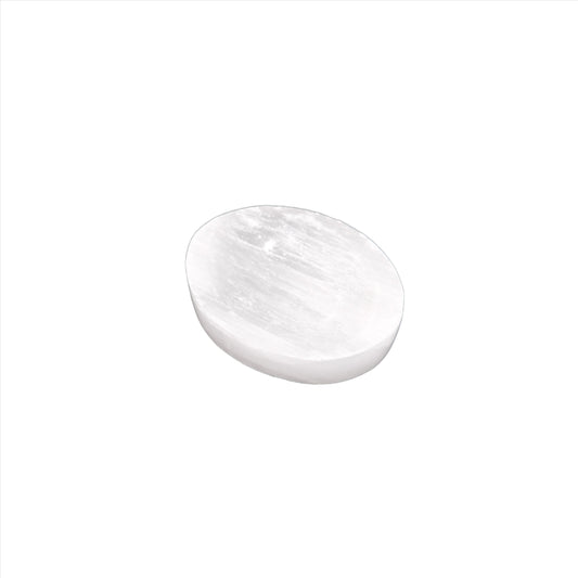 Selenite Worry Stone