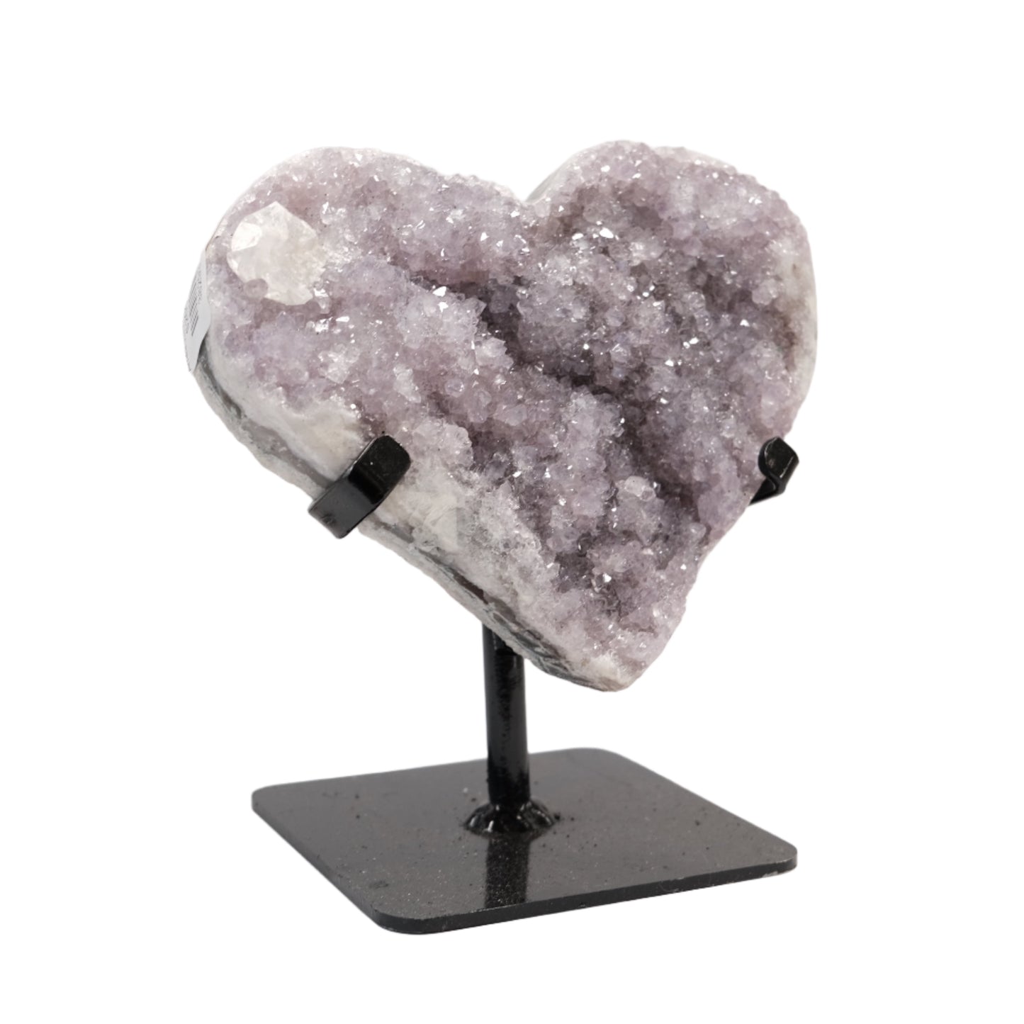 Amethyst Heart on Stand - Healing Crystals for Stress Relief, Mood Stability, and Immune Support