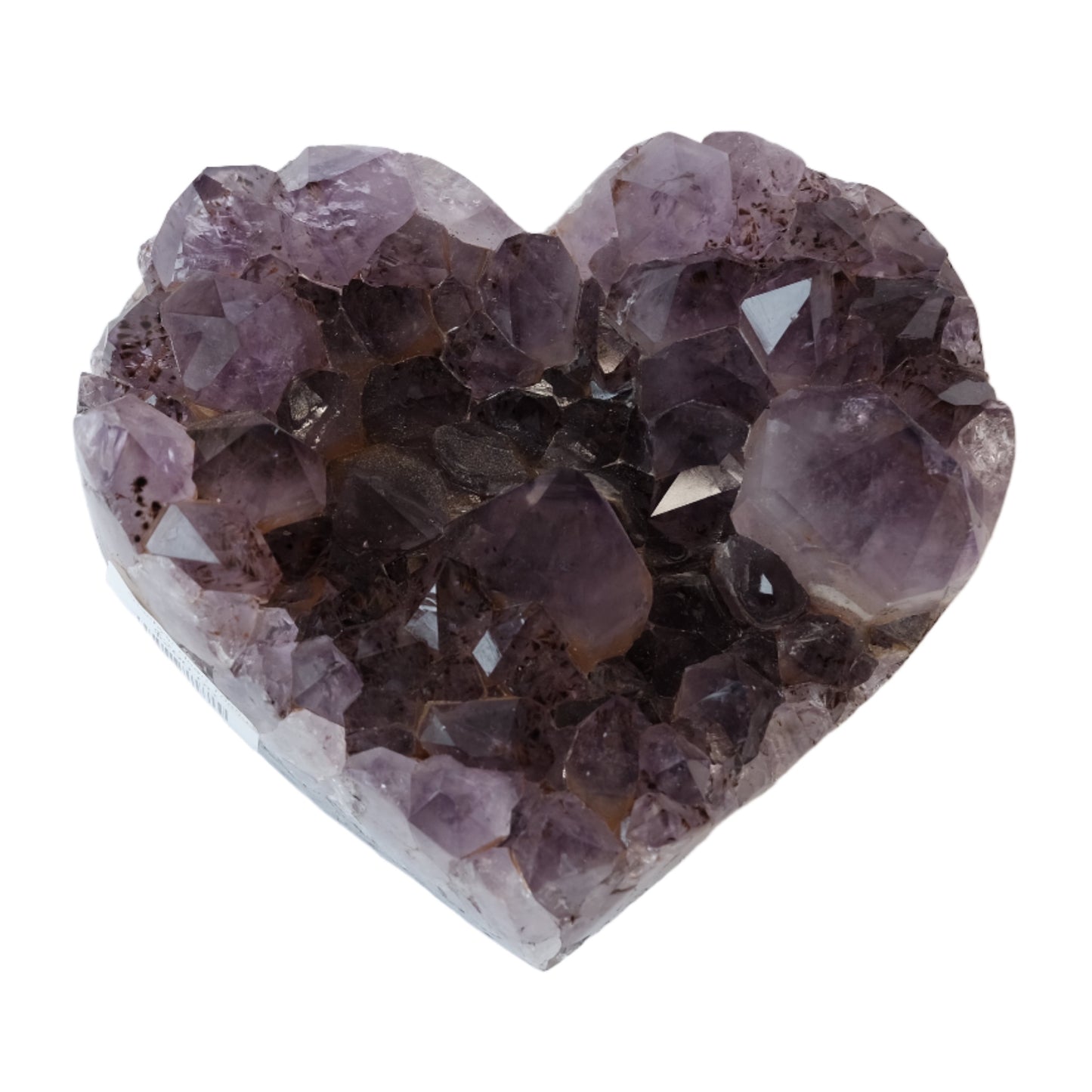 Amethyst heart crystal 1085g for stress relief, mood stabilization, and spiritual openness. Boosts immunity, reduces pain naturally.