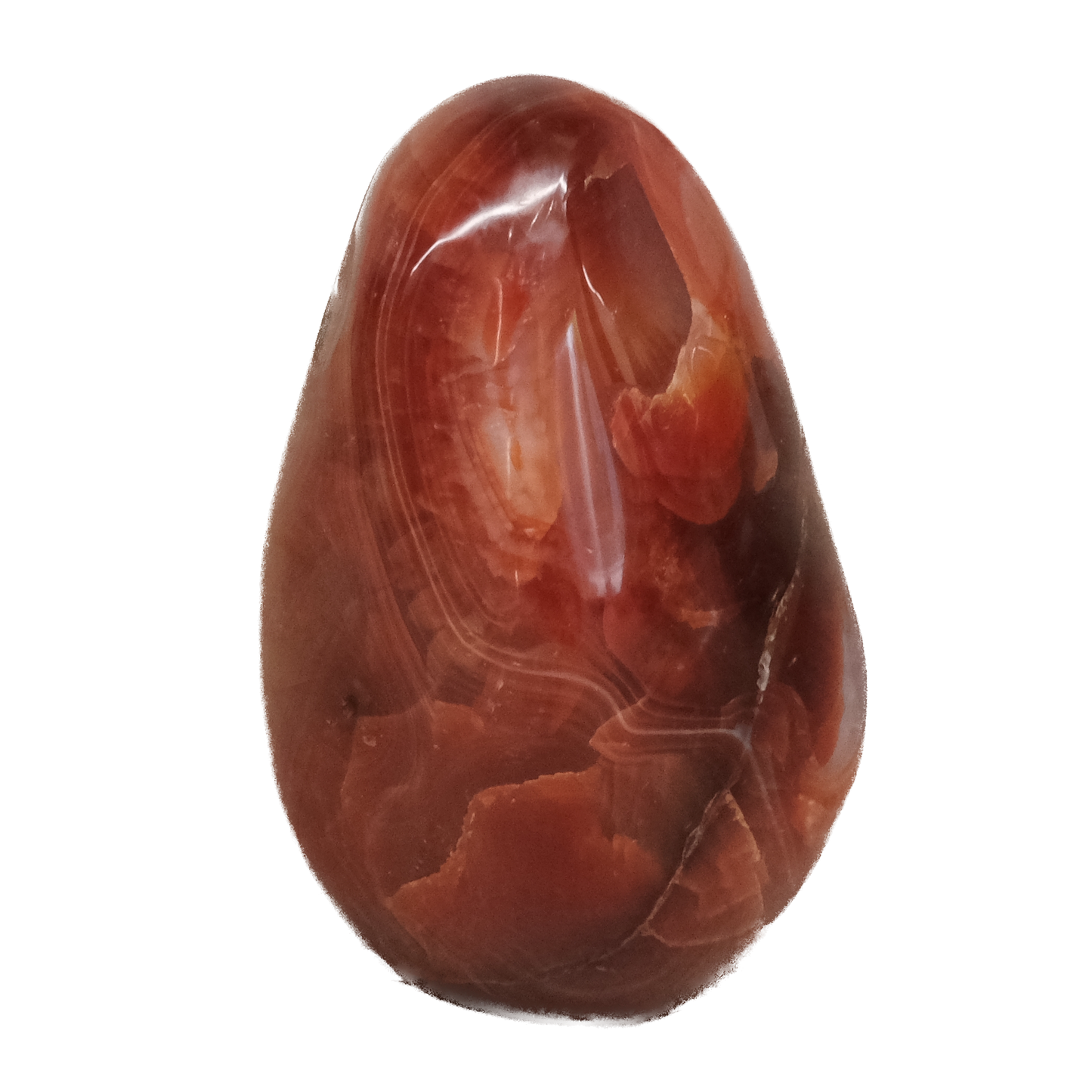 Carnelian Free Form 292g stone promoting creativity, vitality, and healing properties for body and mind.