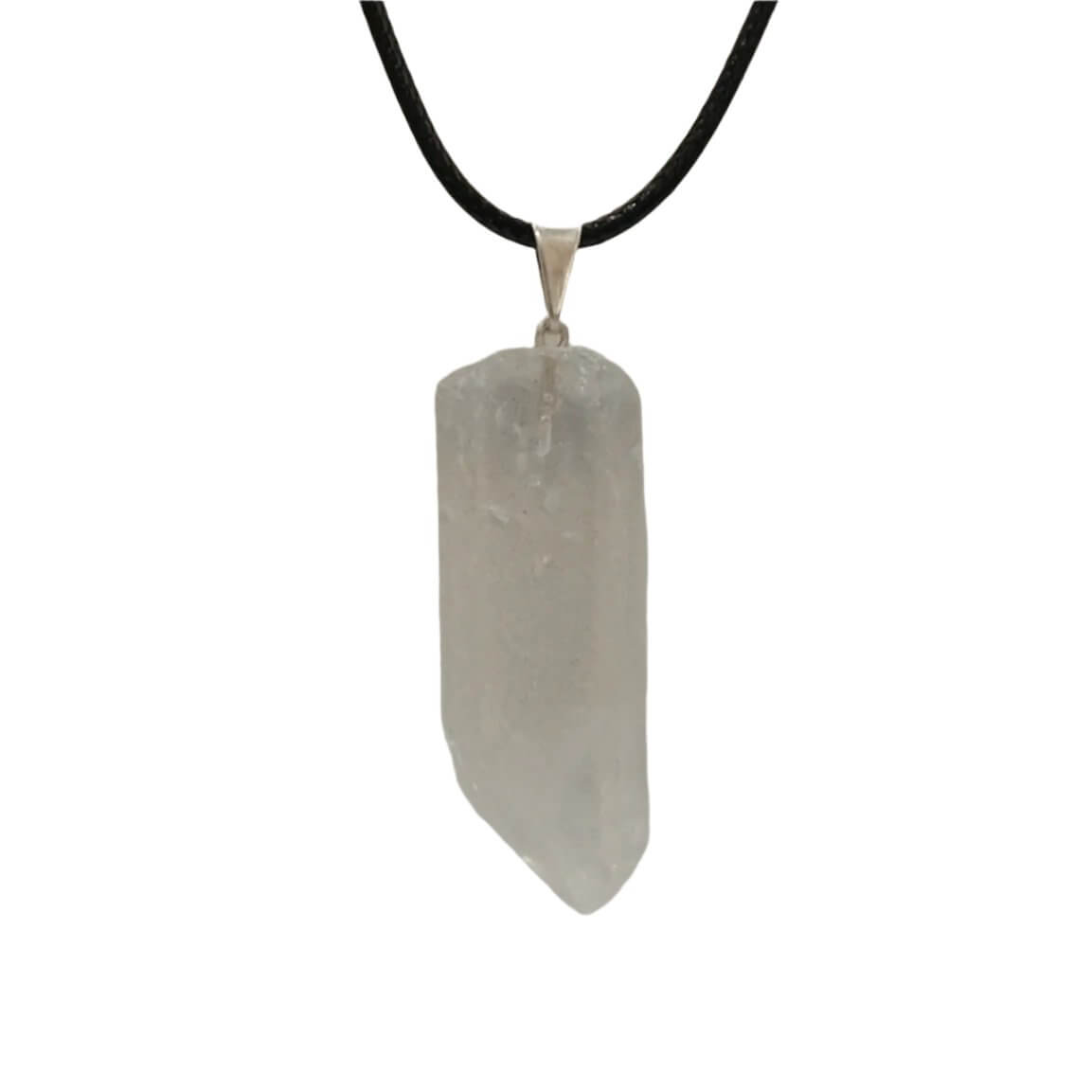 Clear Quartz Point Pendant Necklace