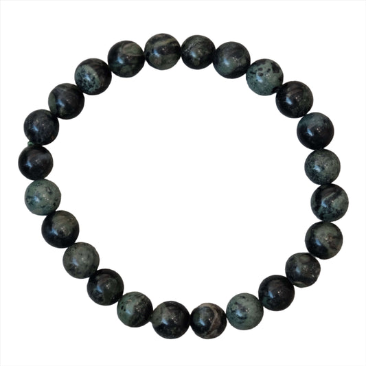 Kambaba Jasper Bracelet 8MM natural stone with healing and protection properties, promotes balance and tranquility.