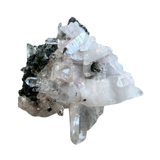 Pink Lemurian Quartz Cluster 61g