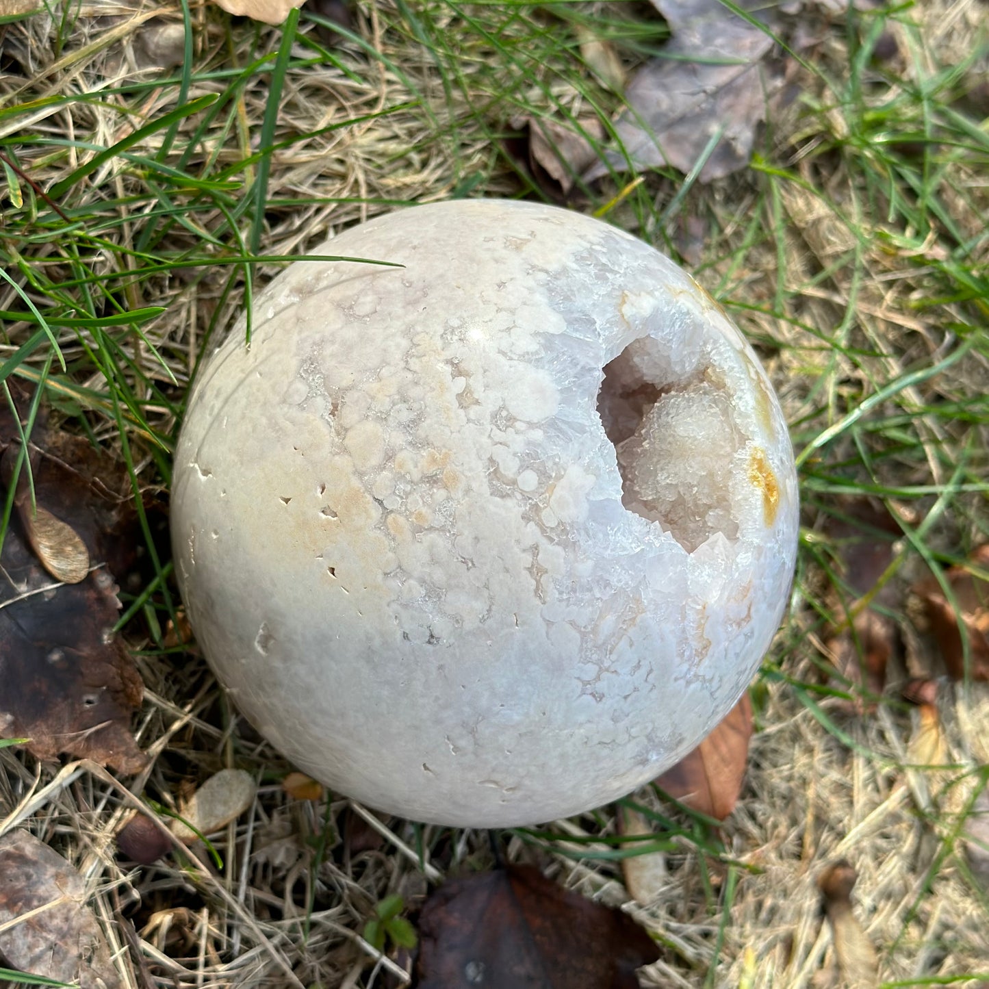 Pink Amethyst Sphere 1222g
