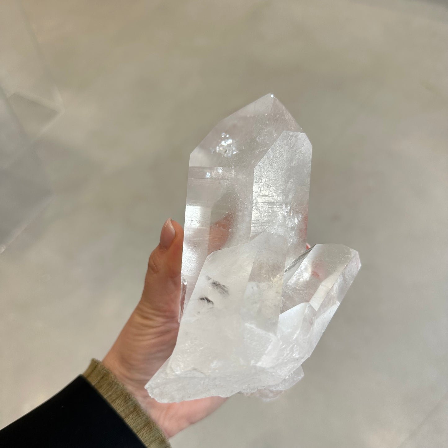 Clear Quartz Cluster Point 1355g