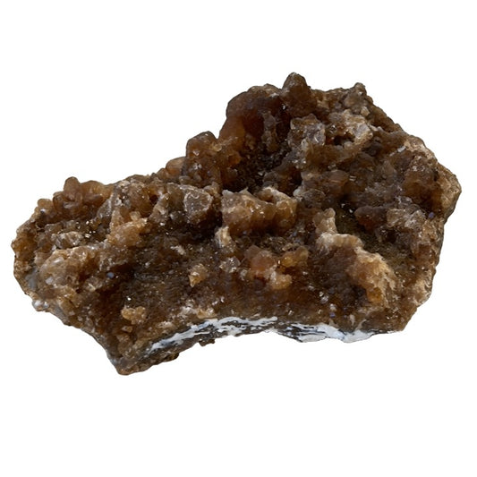 Citrine Druze crystal weighing 193g, known for energizing life and attracting prosperity.