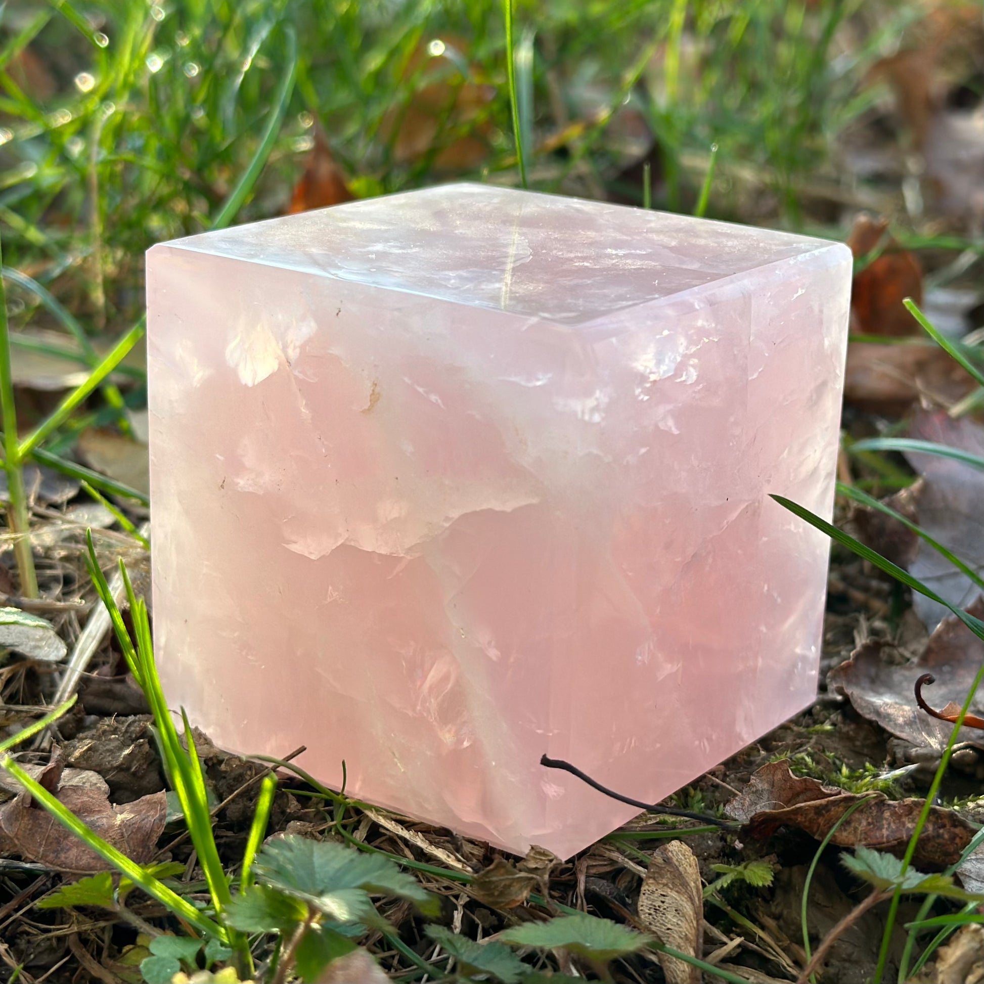 Rose Quartz Cube 644g