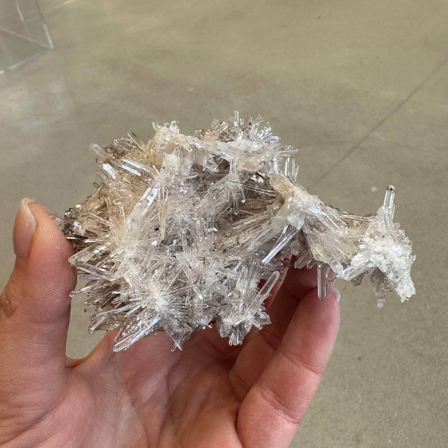 Clear Quartz Needle Cluster 180g