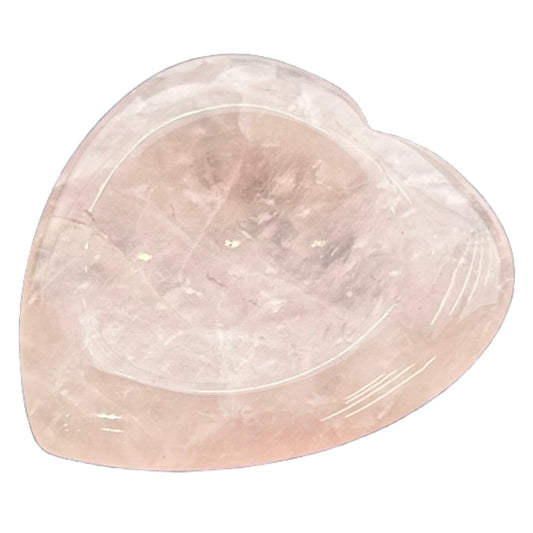 Rose Quartz Heart Worry Stone