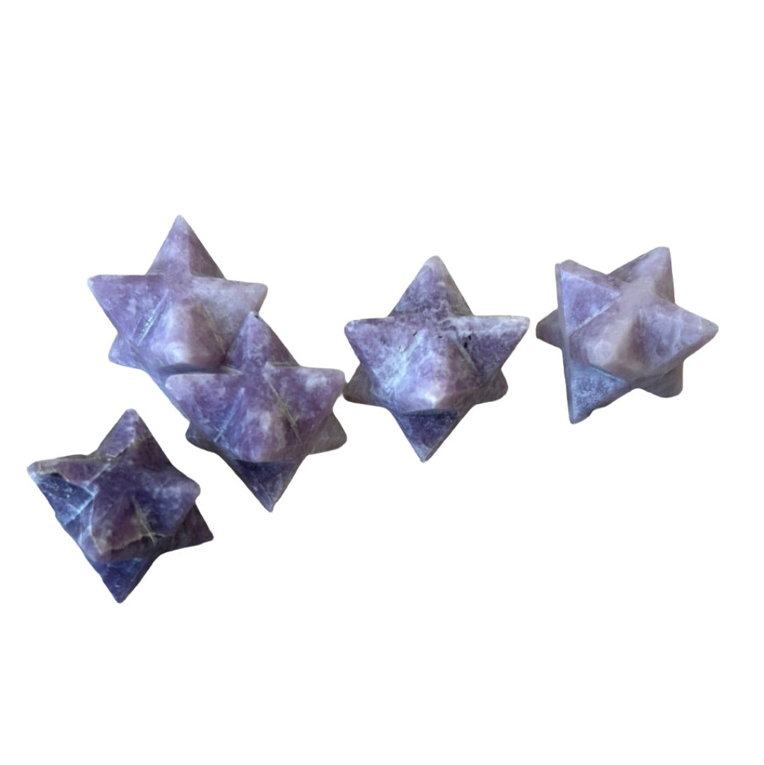 Lepidolite Merkaba Mini
