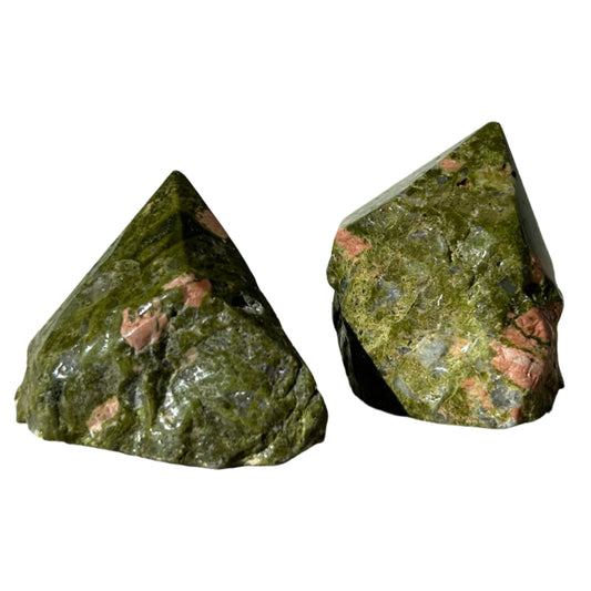 Unakite Polished Top Point