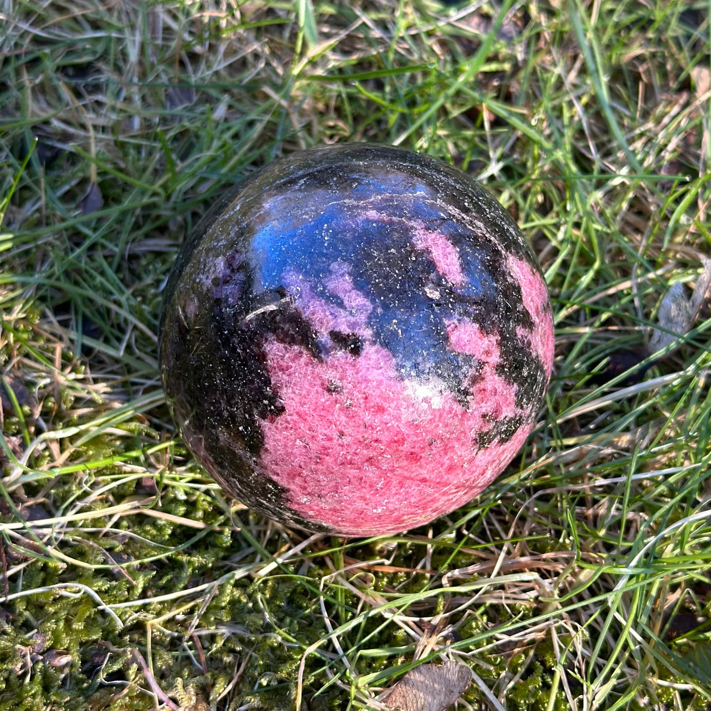 Rhodonite Sphere 404g