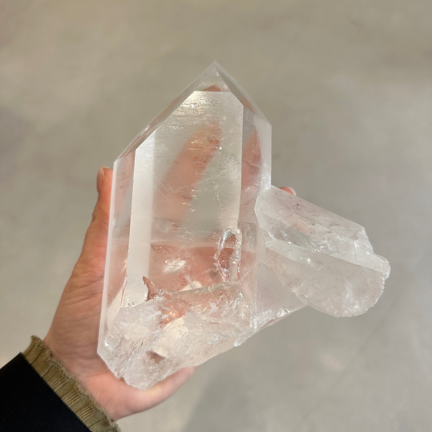 Clear Quartz Cluster Point 1355g