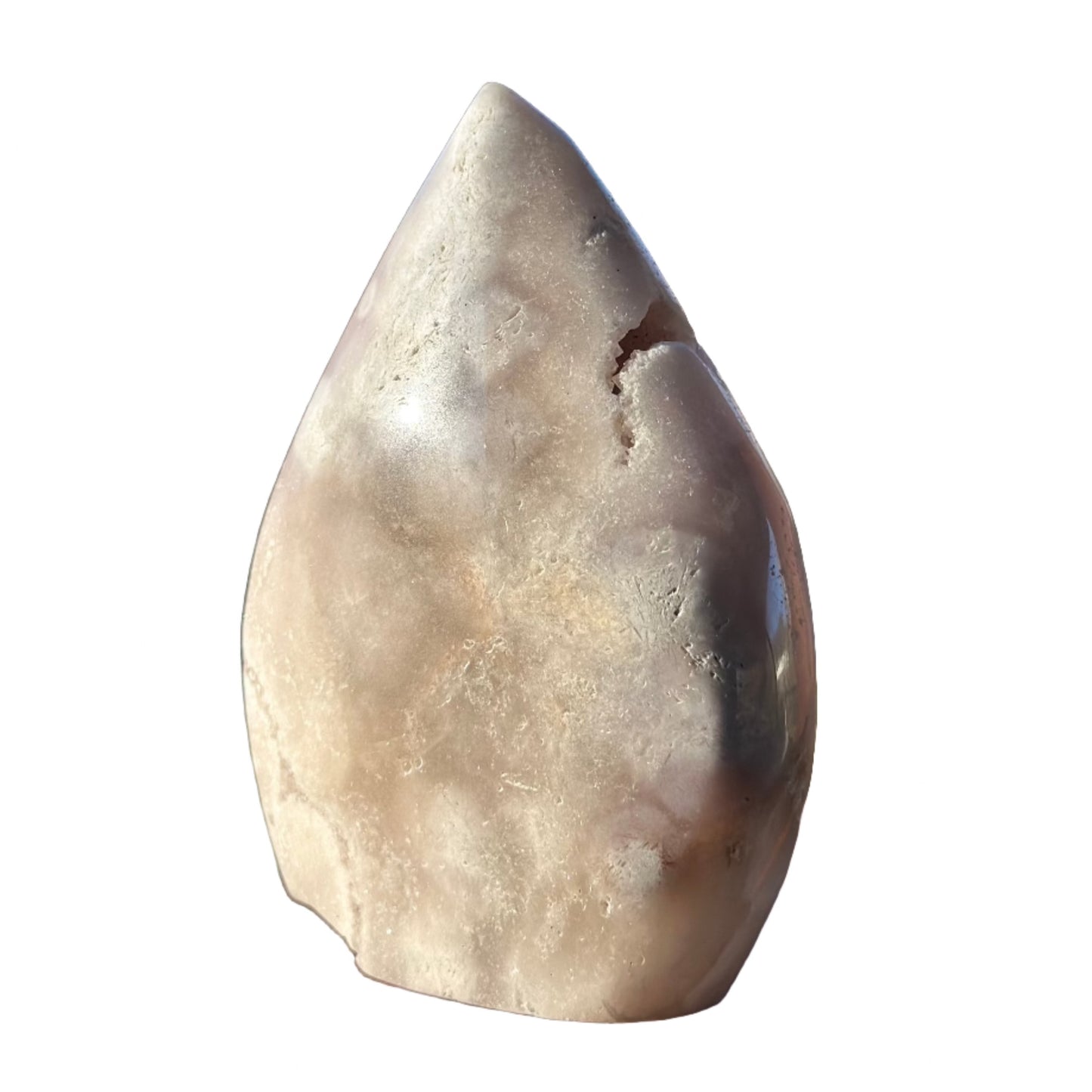 Pink Amethyst Flower Agate Flame