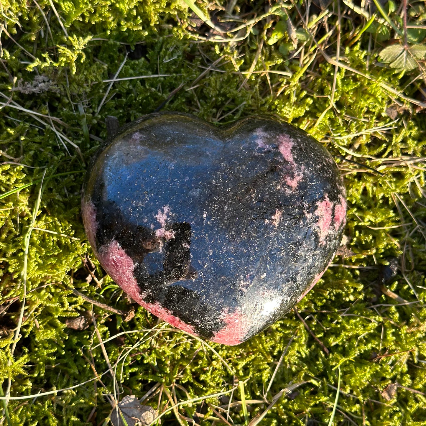 Rhodonite Heart 440g