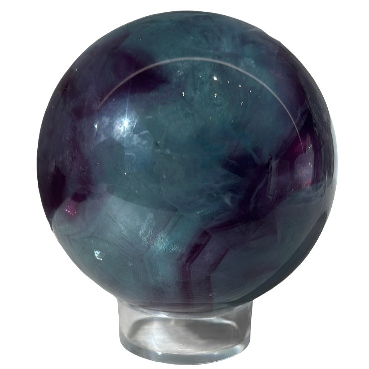 Watermelon Fluorite Sphere 452g