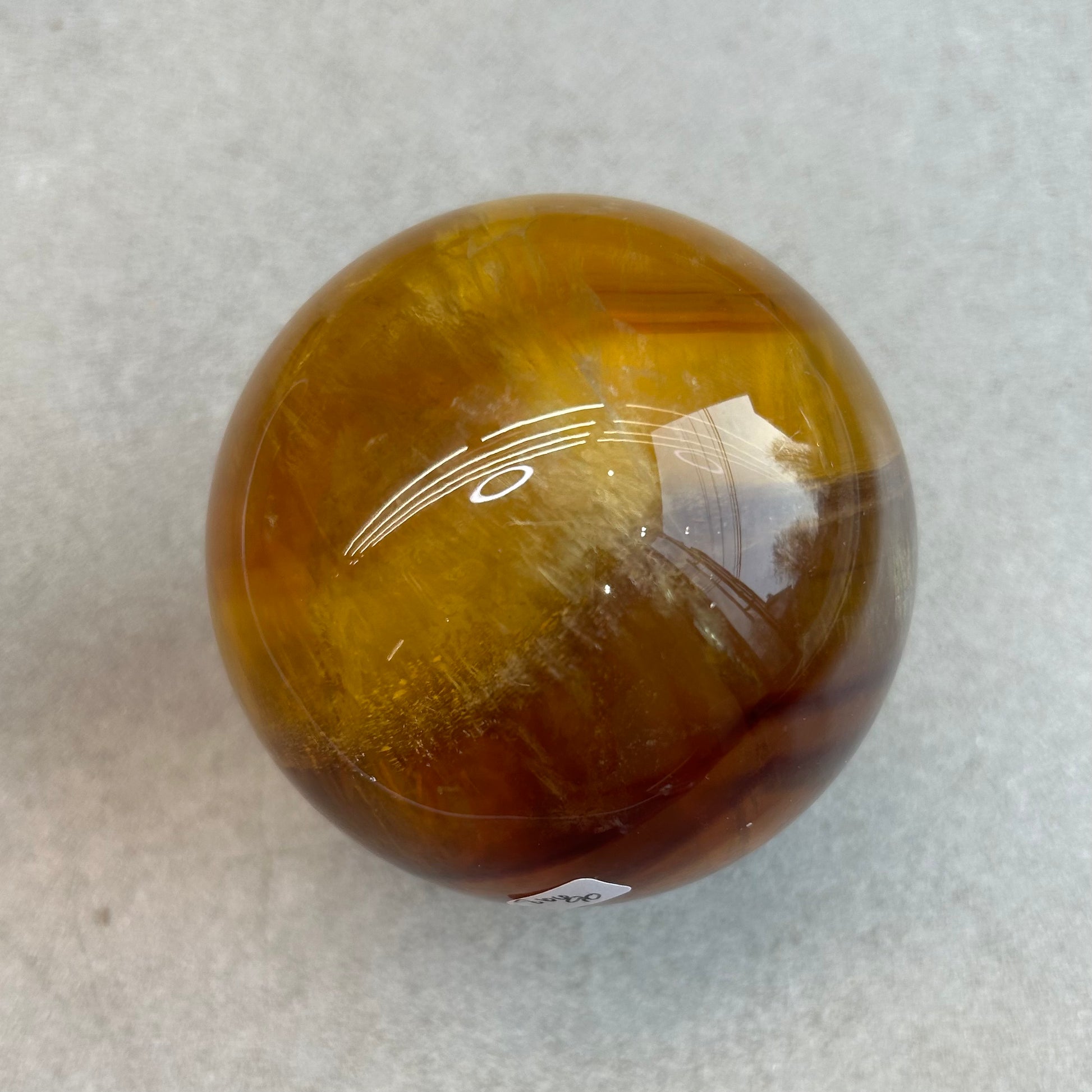 Watermelon Fluorite Sphere 864g
