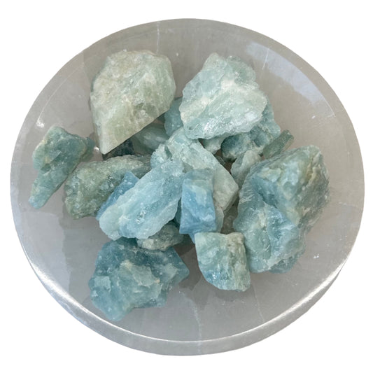 Aquamarine Natural Rough 1-2″