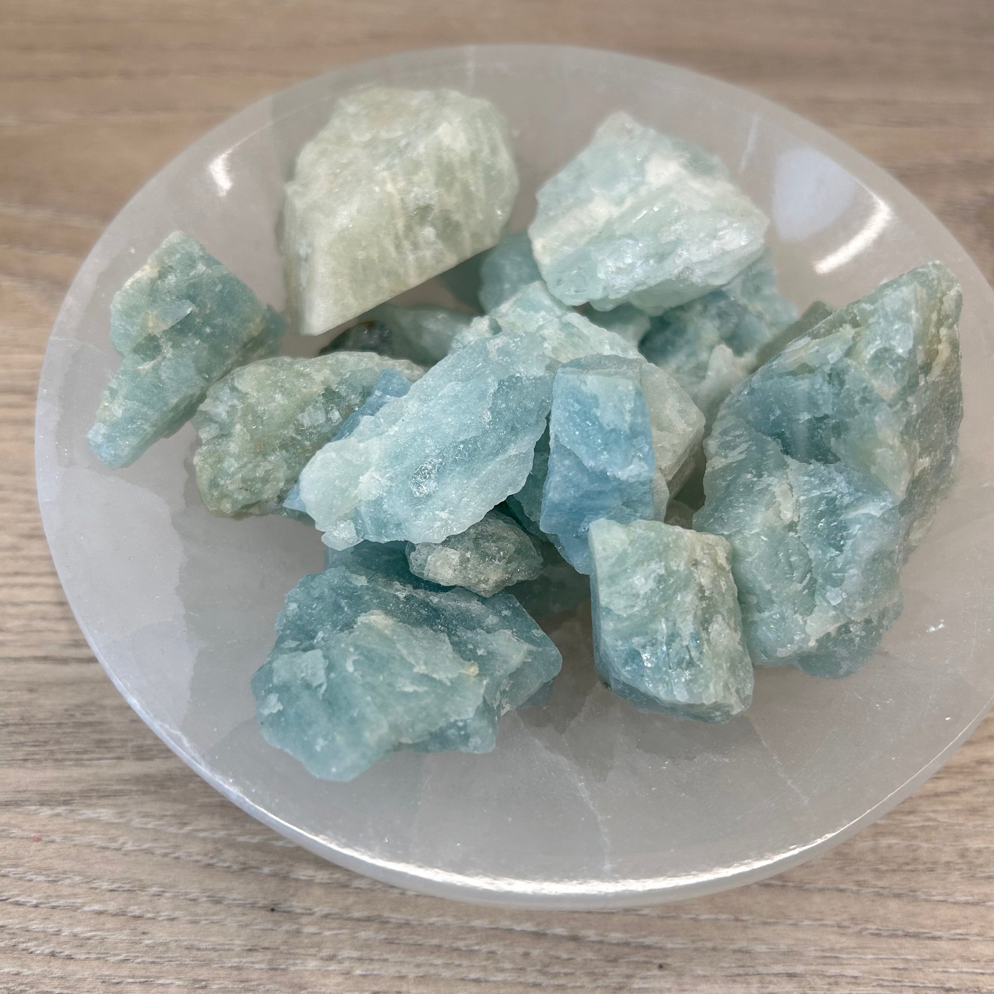 Aquamarine Natural Rough 1-2″
