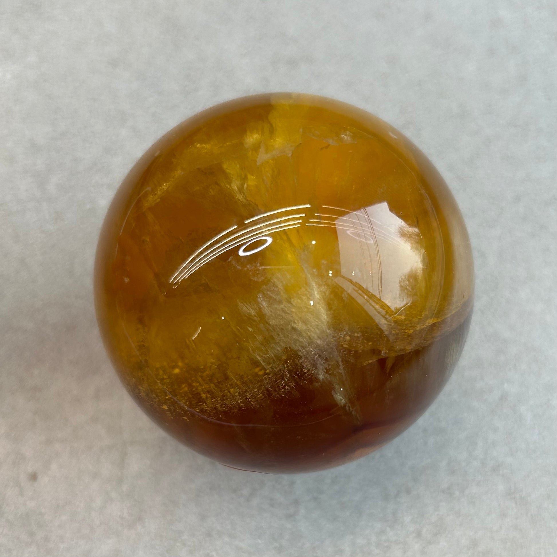 Watermelon Fluorite Sphere 864g