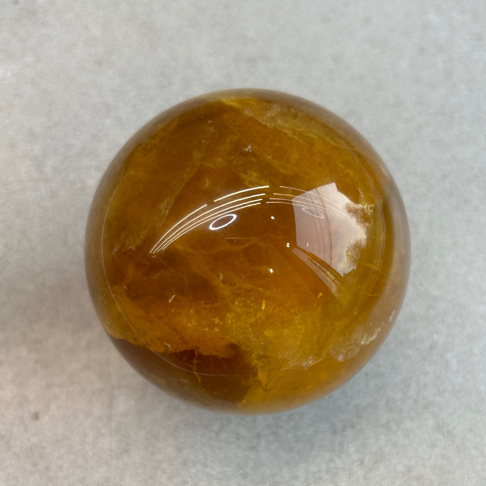 Watermelon Fluorite Sphere 864g