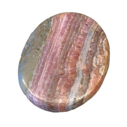 rhodochrosite worry stone