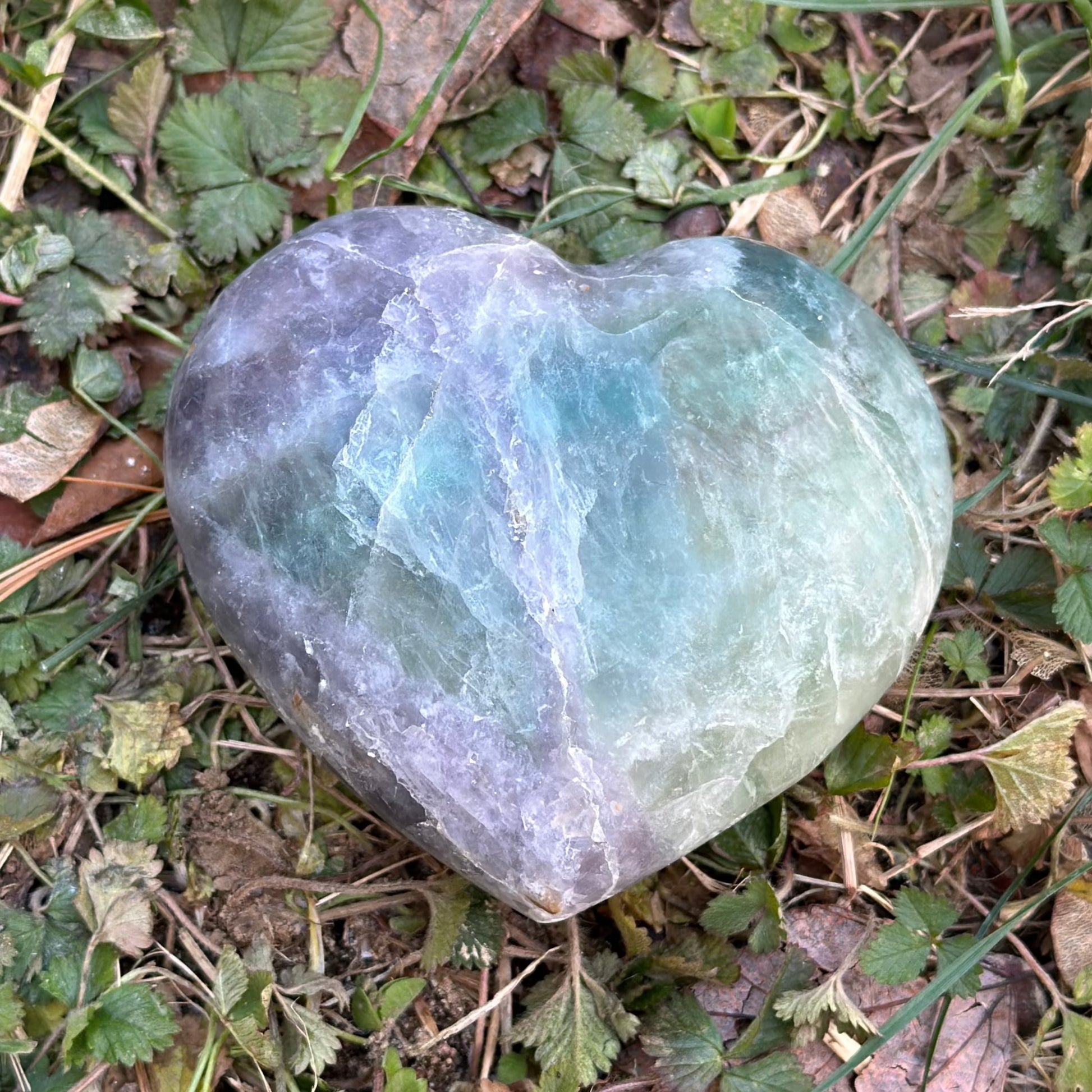 Fluorite Heart 370g