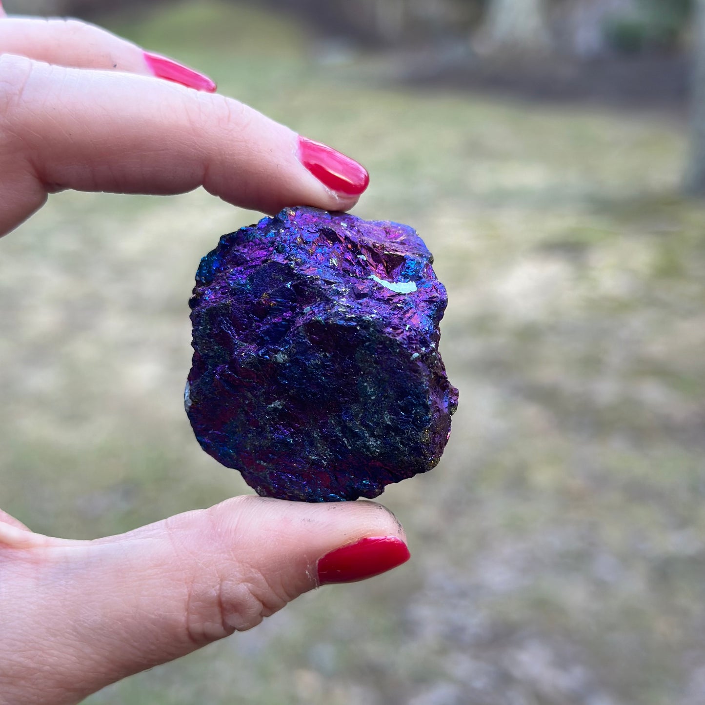 Chalcopyrite Peacock Ore Rough