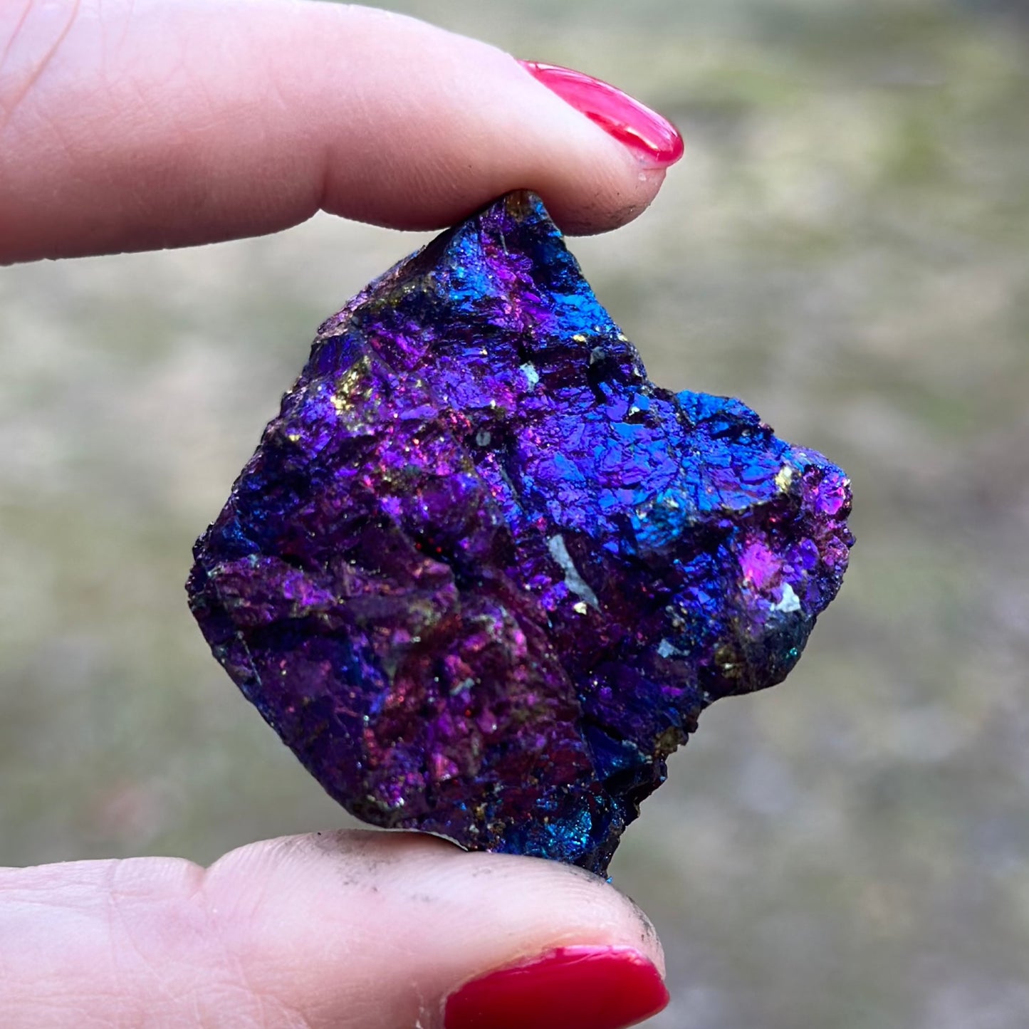 Chalcopyrite Peacock Ore Rough