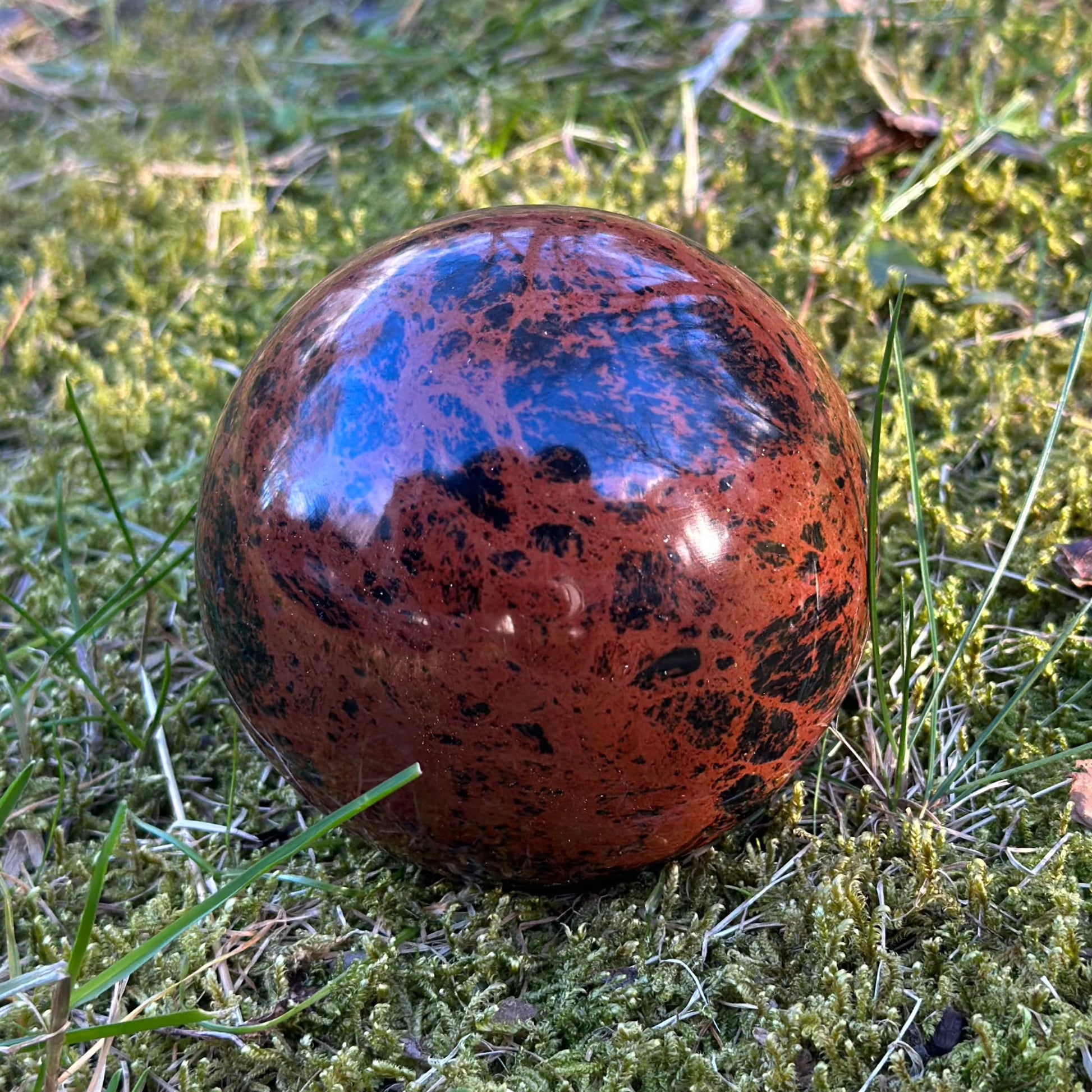 Mahogany Obsidian Sphere