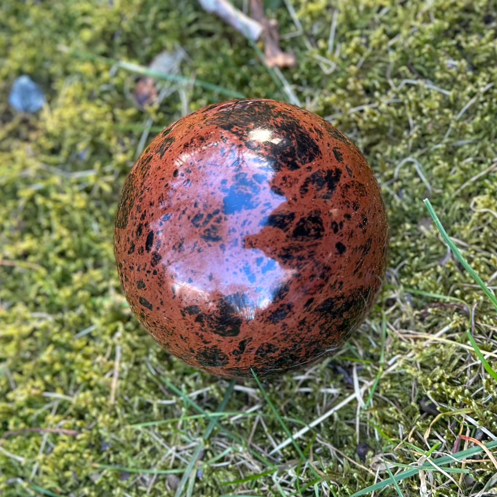 Mahogany Obsidian Sphere