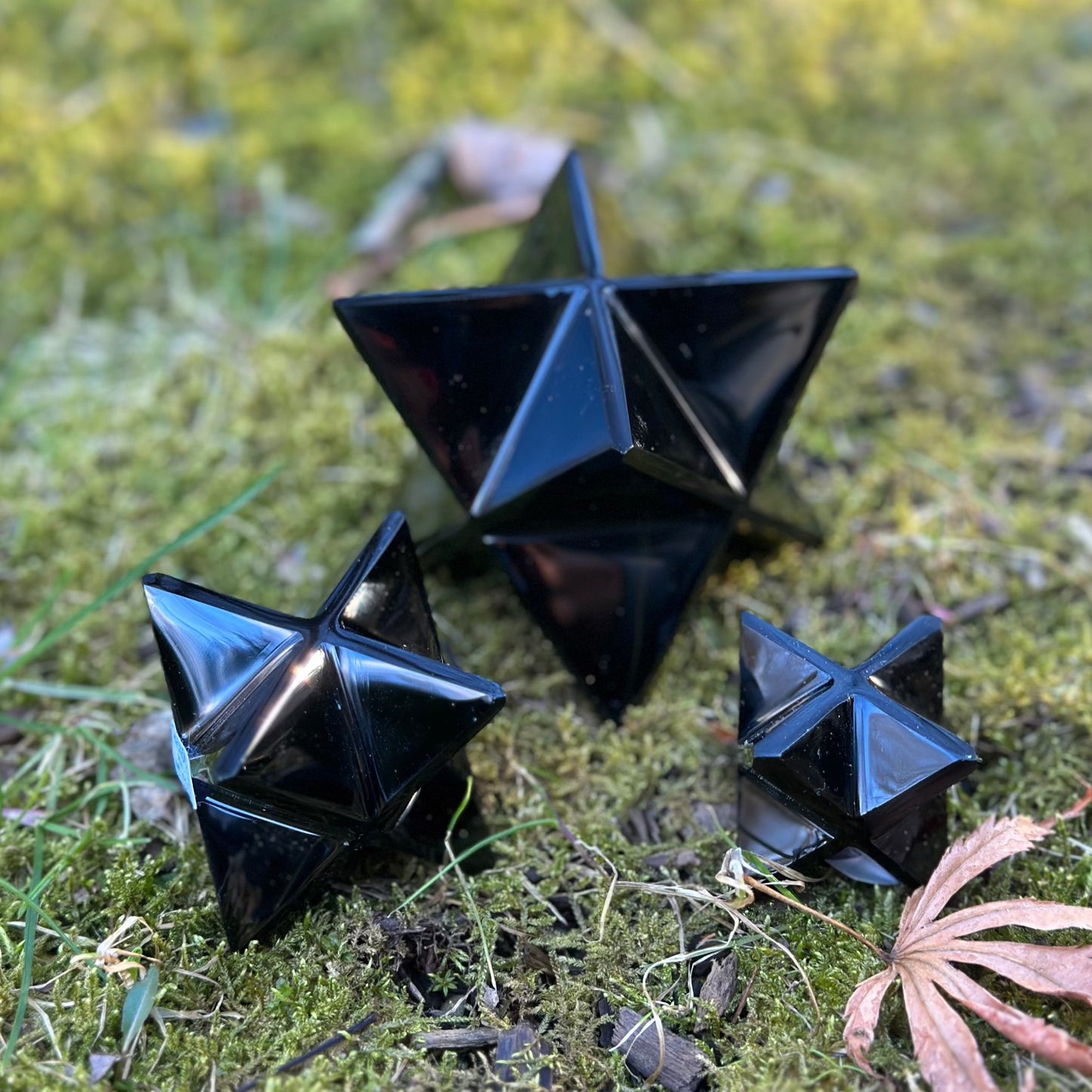Black Obsidian Merkaba Discounted
