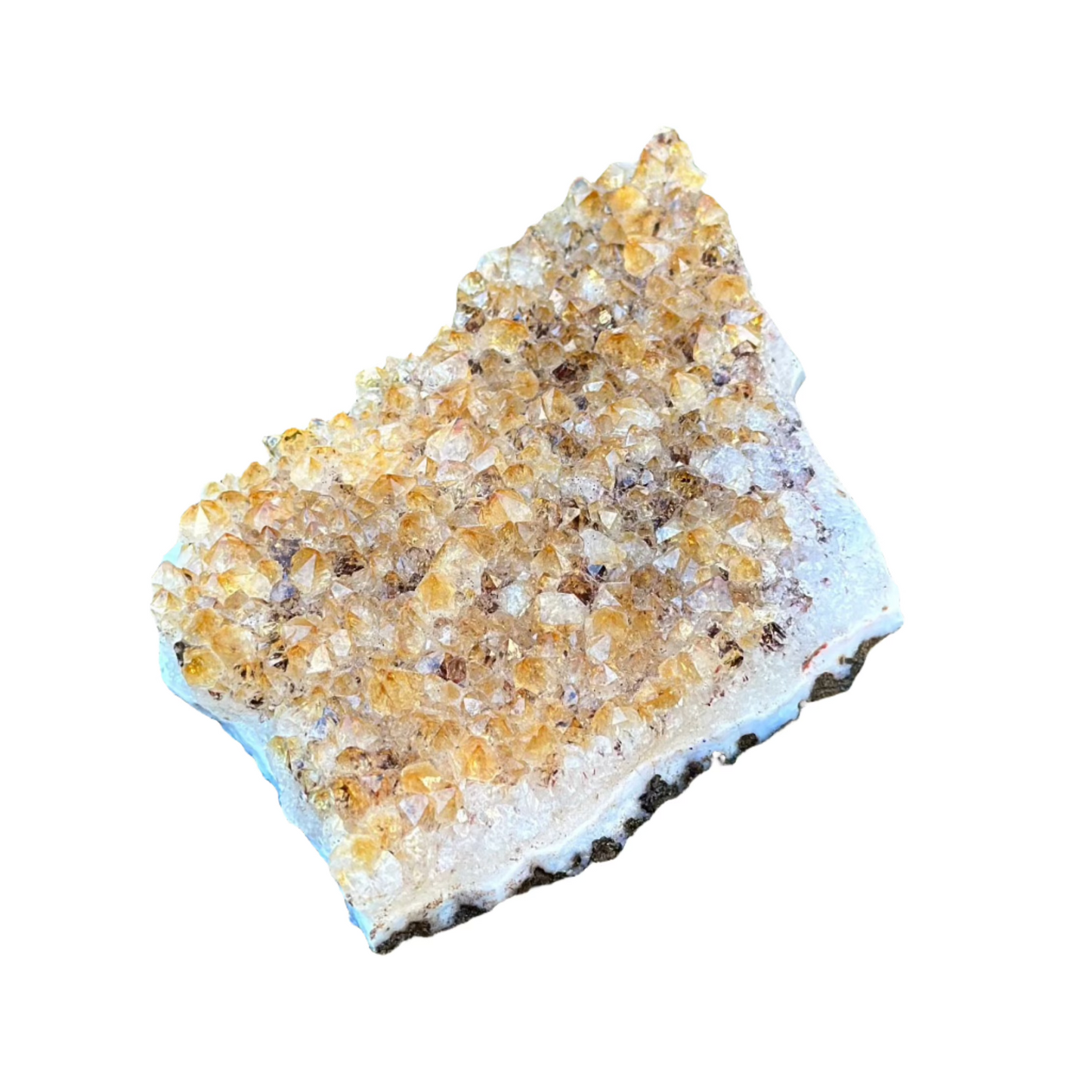 Citrine Druze Raw Cluster