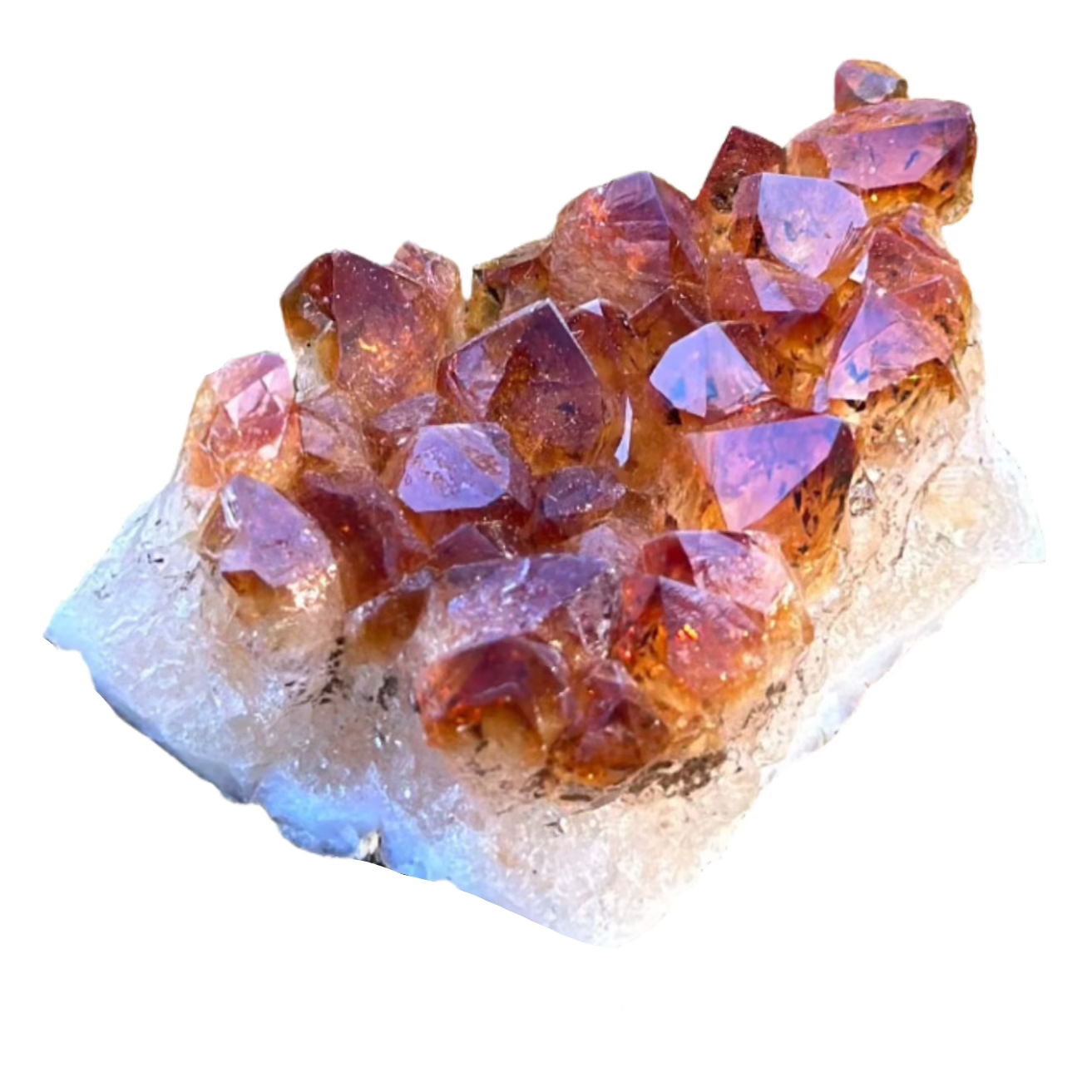Citrine Druze Raw Cluster