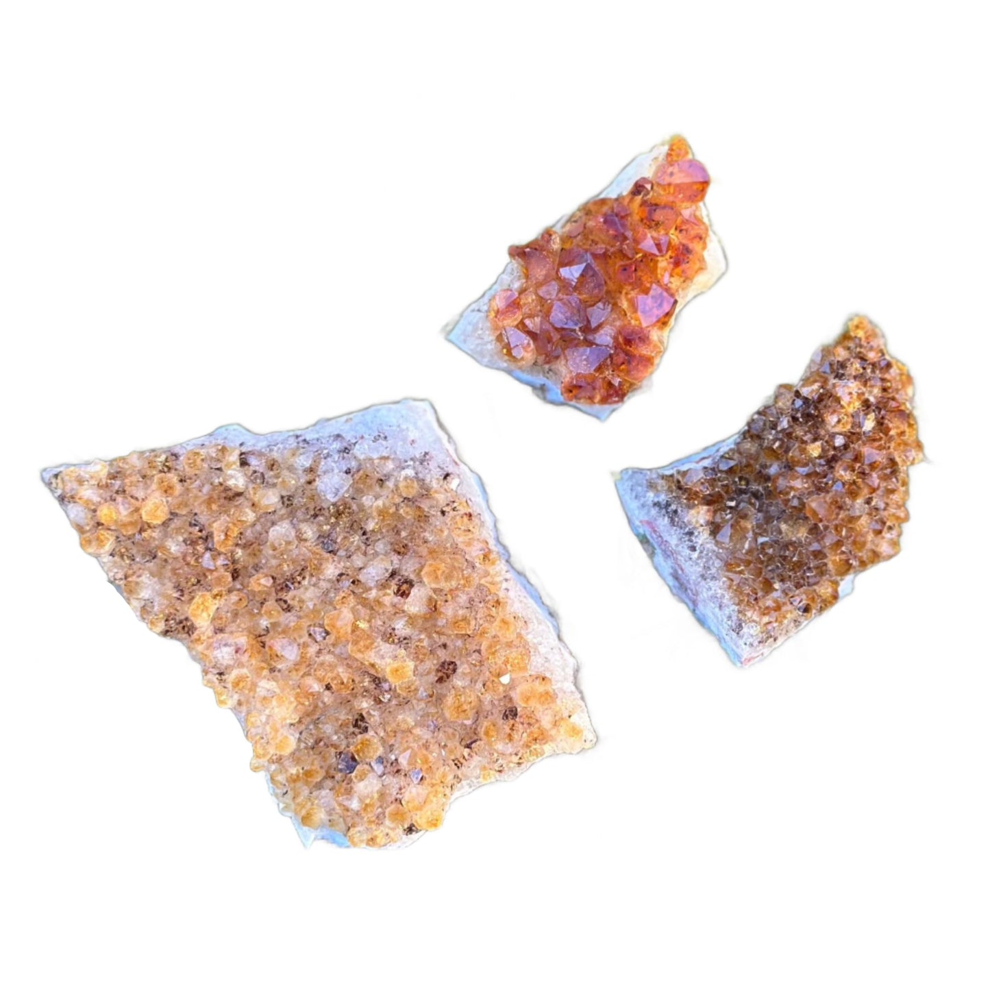 Citrine Druze Raw Cluster