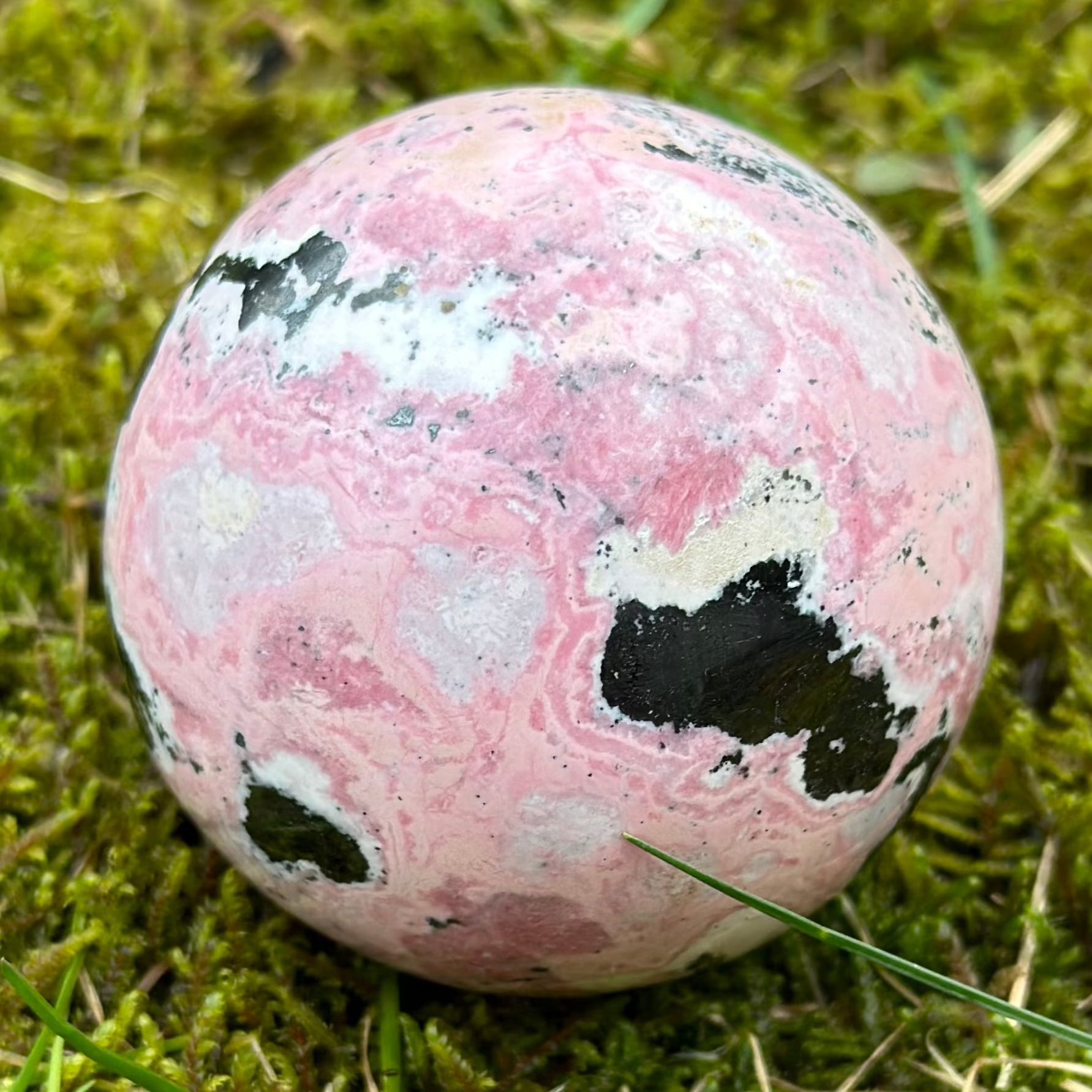 Rhodonite Sphere 322g