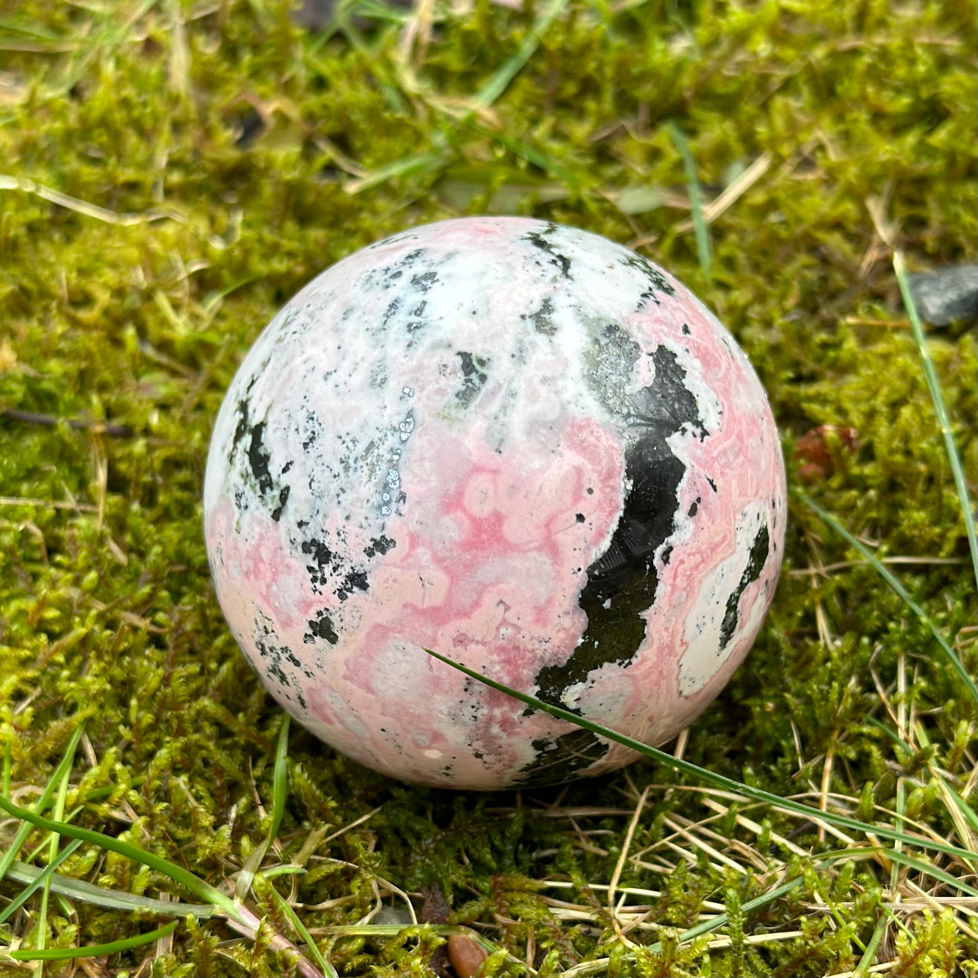 Rhodonite Sphere 322g