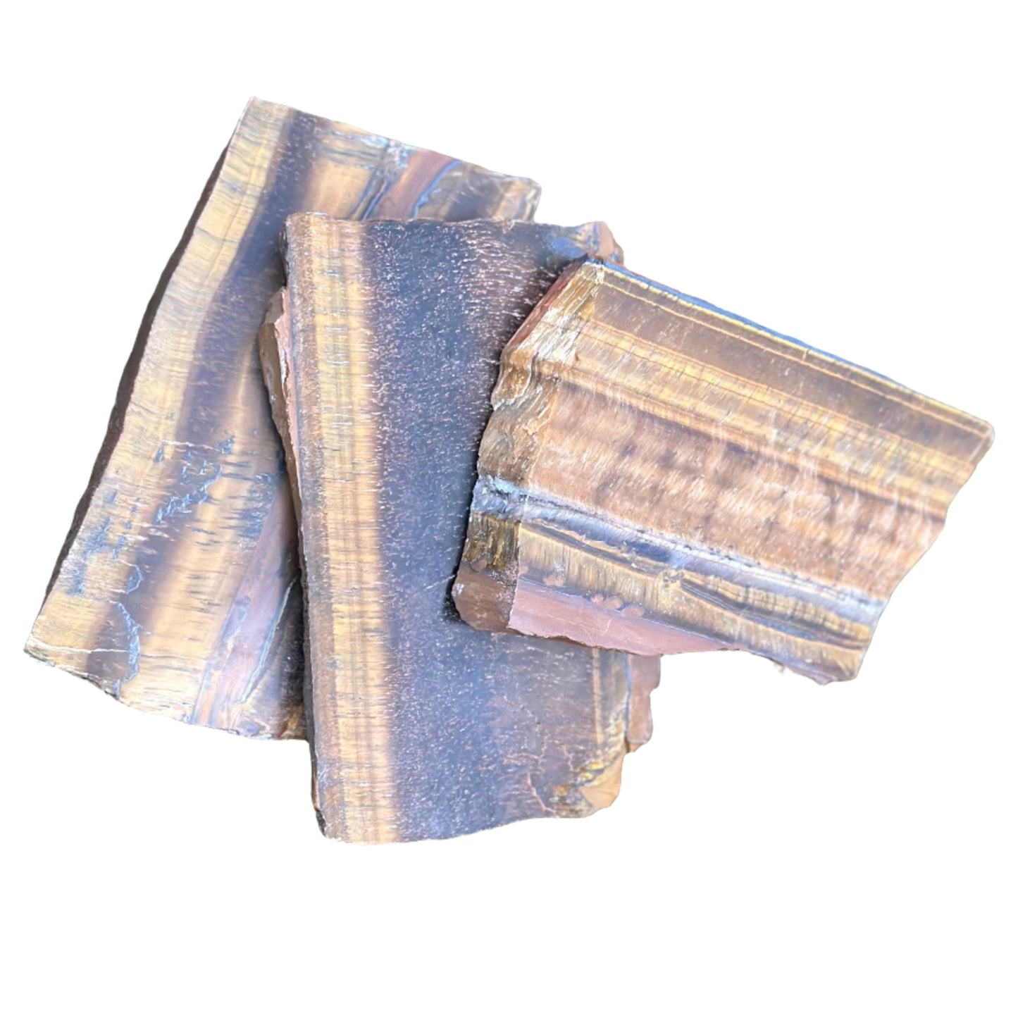 Tiger Eye Slab - Thick, showcasing natural healing properties for mind, body, and spirit balance.
