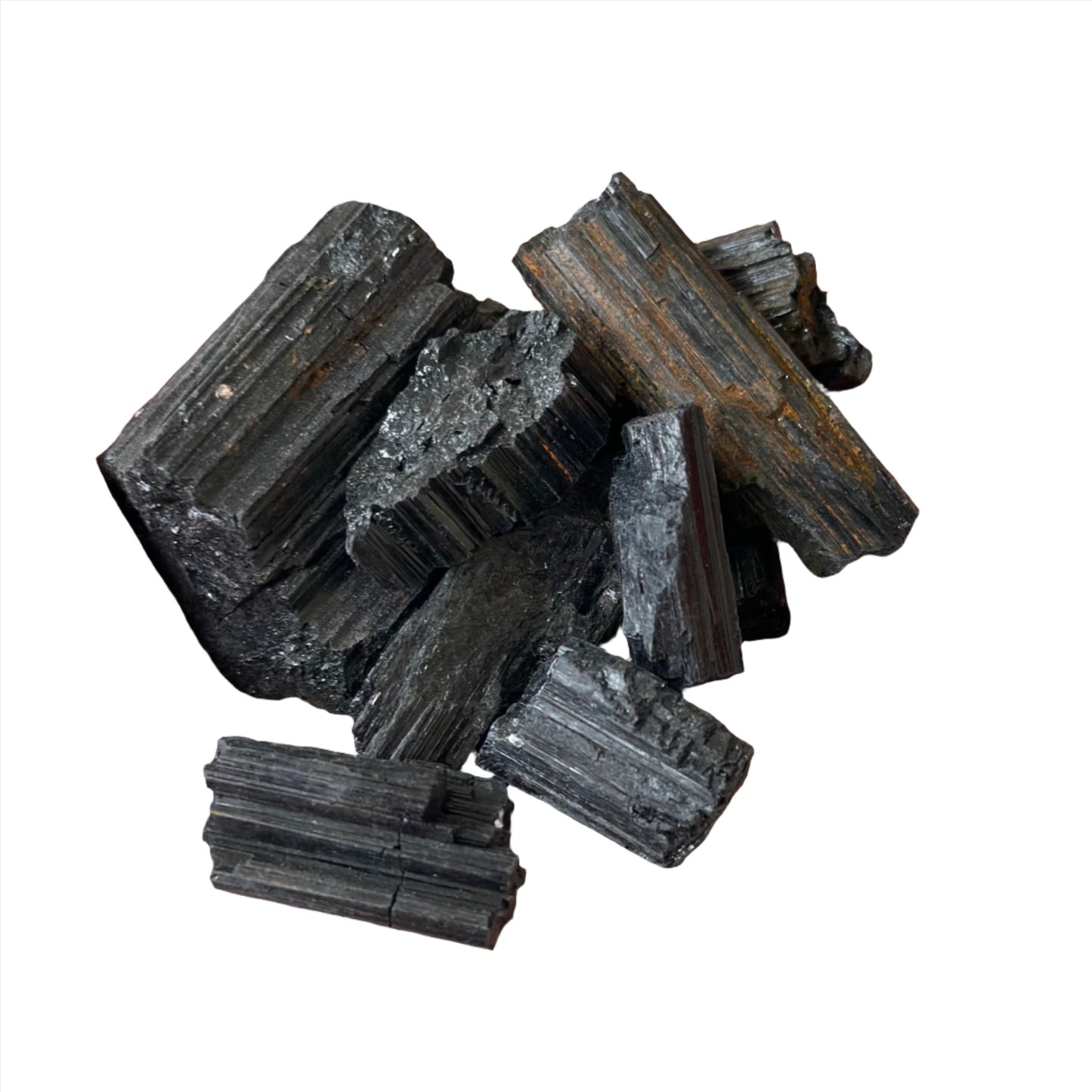 Black Tourmaline Rough 1-2"