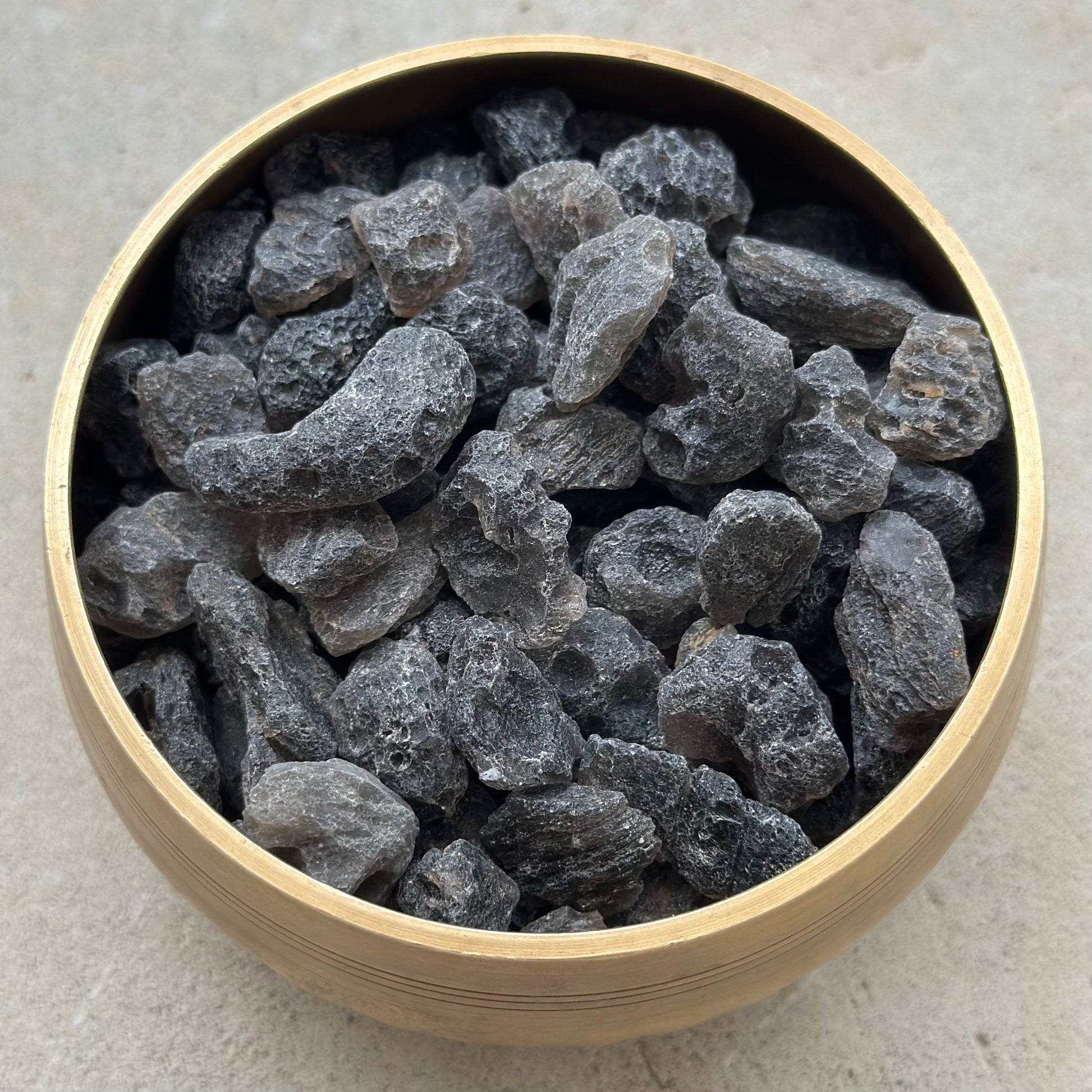 Tektite Rough Black Pearl of Fire