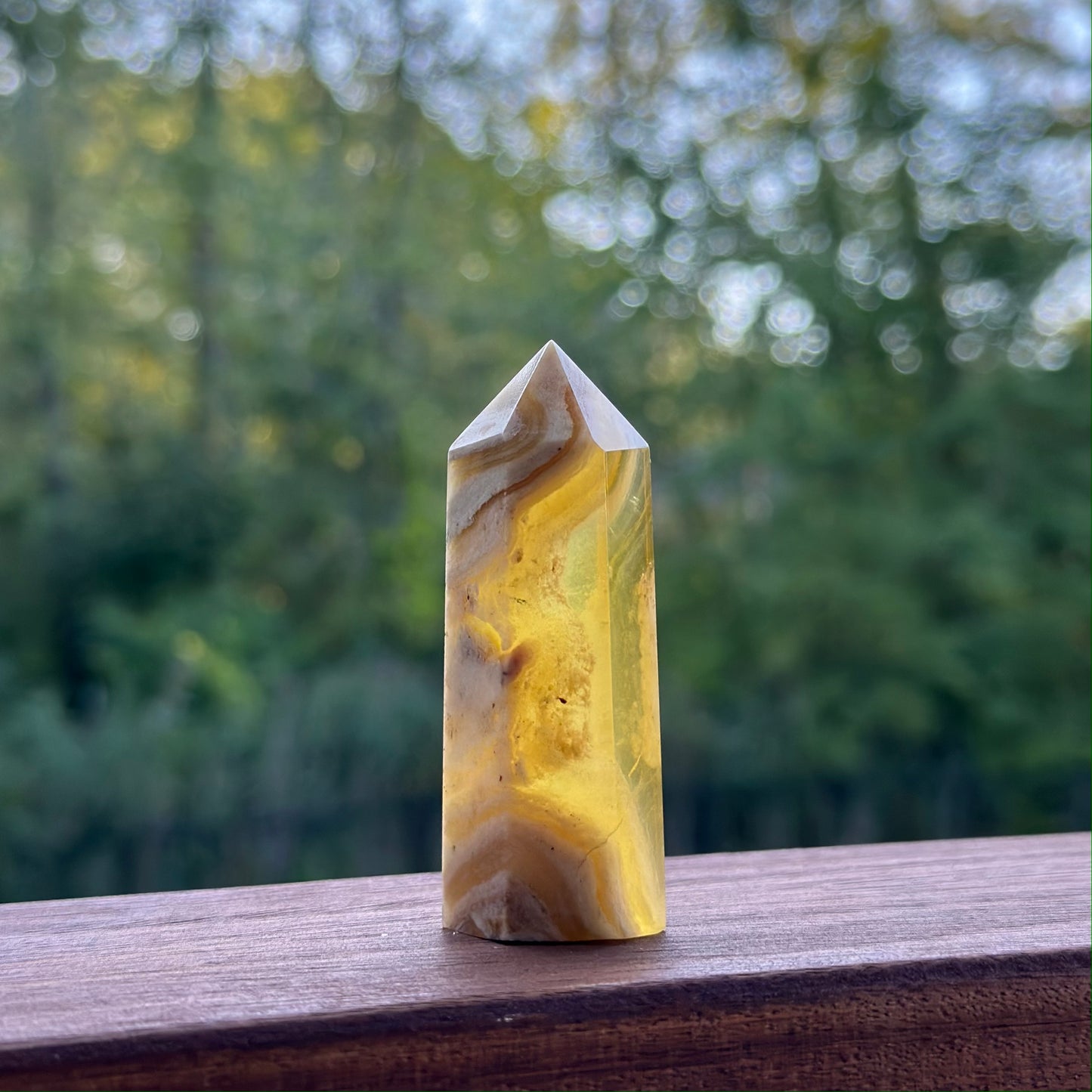 Yellow Fluorite Tower