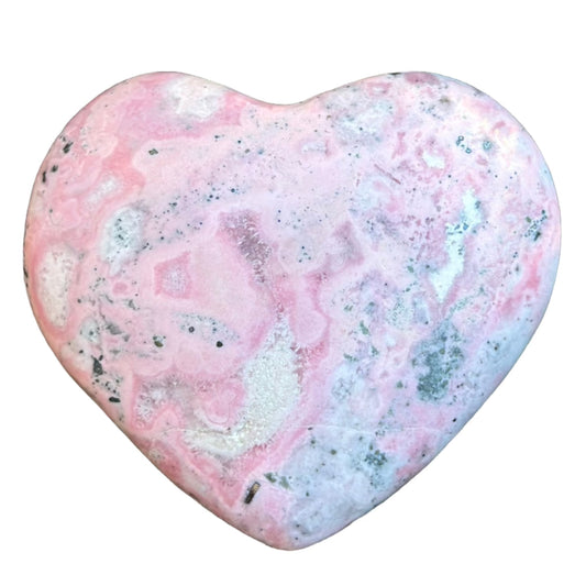 rhodonite heart